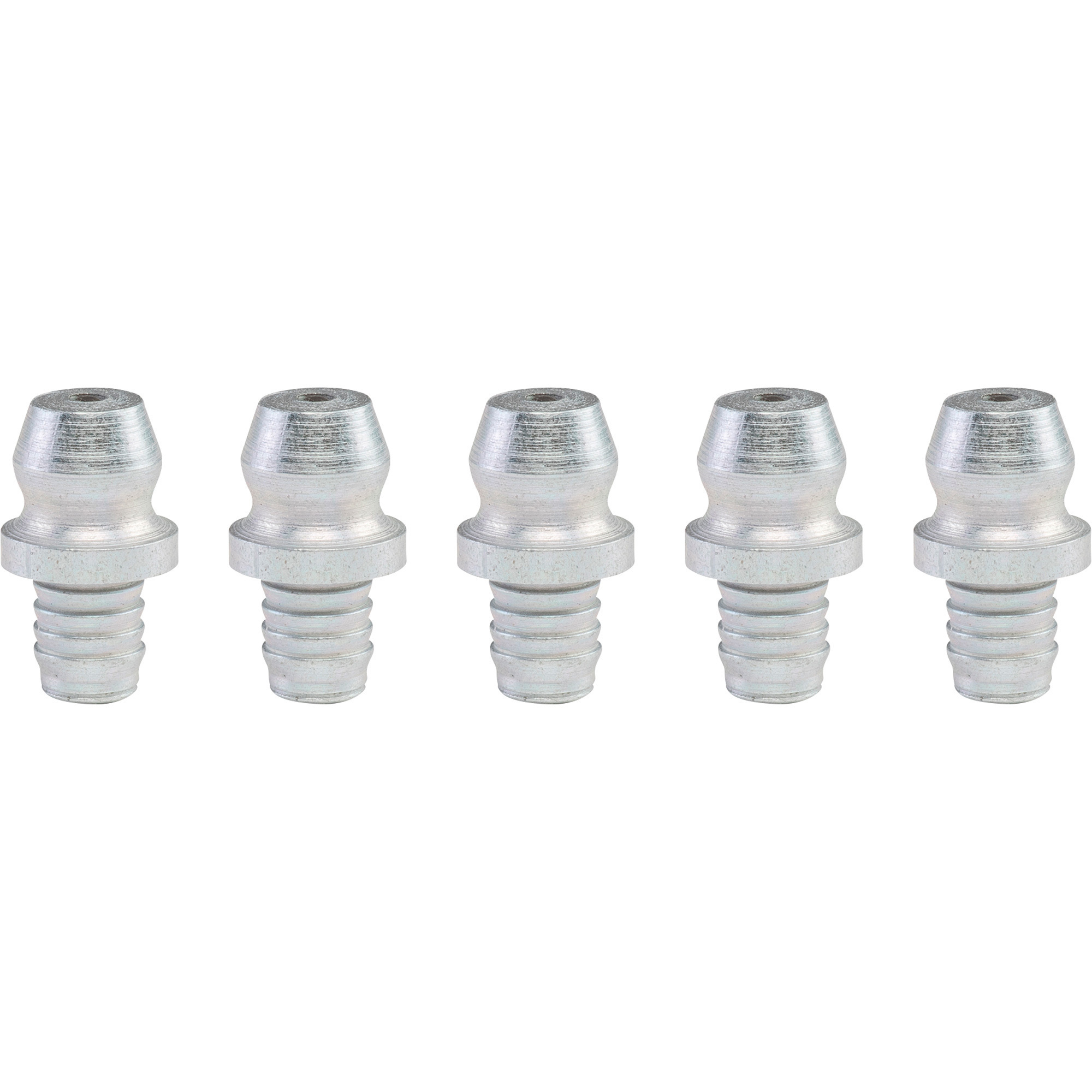Roughneck Drive Fit Grease Fittings, 5-Pc., 3/16in. Holes